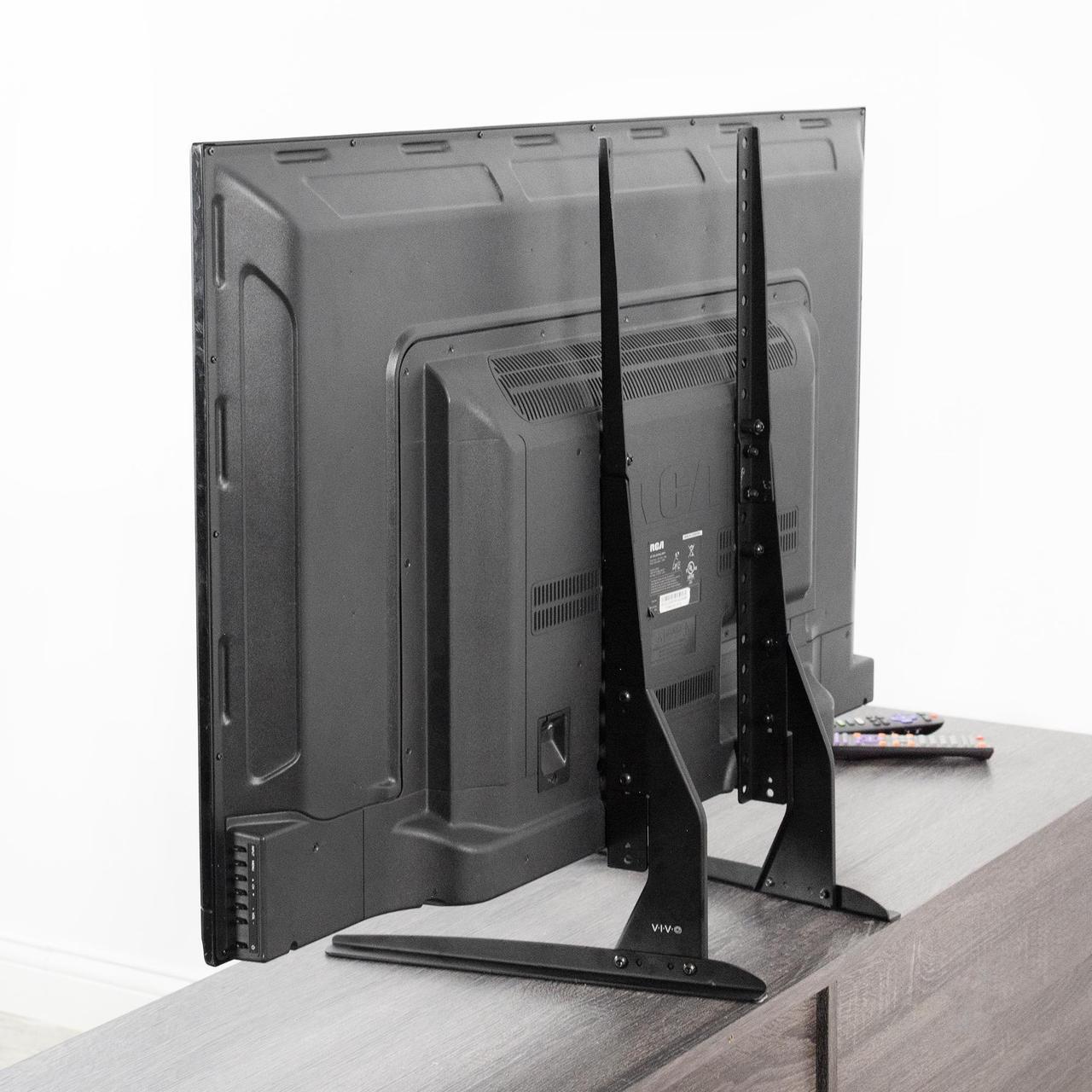 Alt view image 7 of 7 - VIVO Universal LCD Flat Screen TV Table Top Stand | Base fits 22" to 65" T.V.