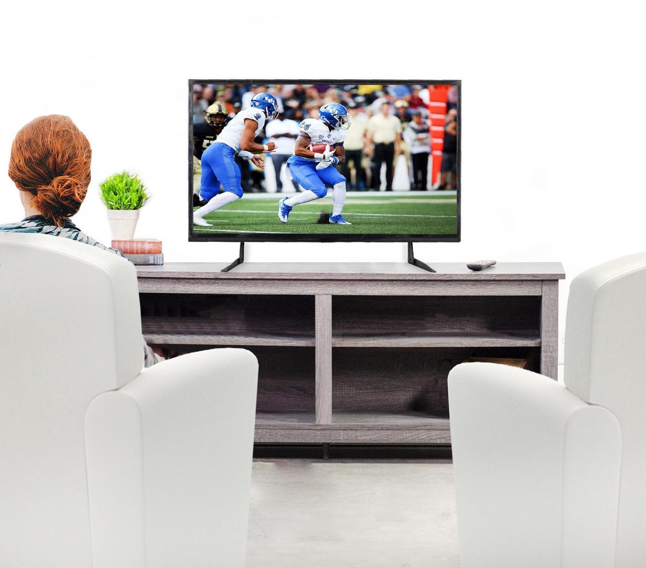 Alt view image 5 of 7 - VIVO Universal LCD Flat Screen TV Table Top Stand | Base fits 22" to 65" T.V.