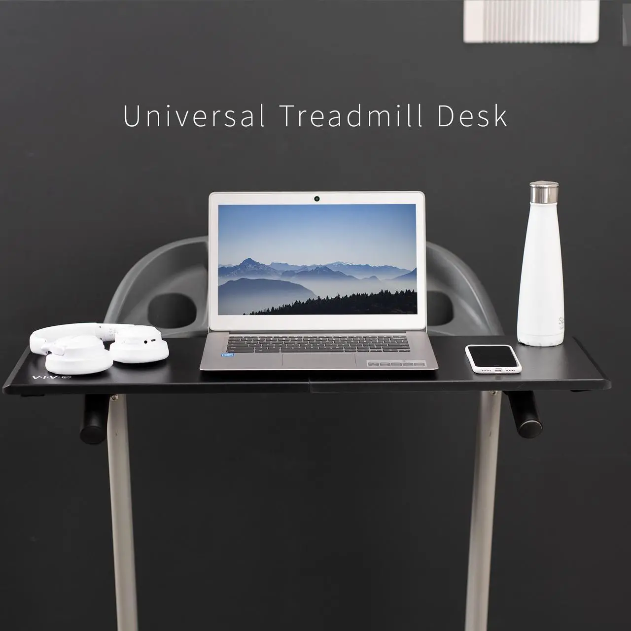 Alt view image 3 of 7 - VIVO Universal Laptop Treadmill Desk Attachment | Ergonomic Notebook Stand Workstation for Treadmills (STAND-TDML2)