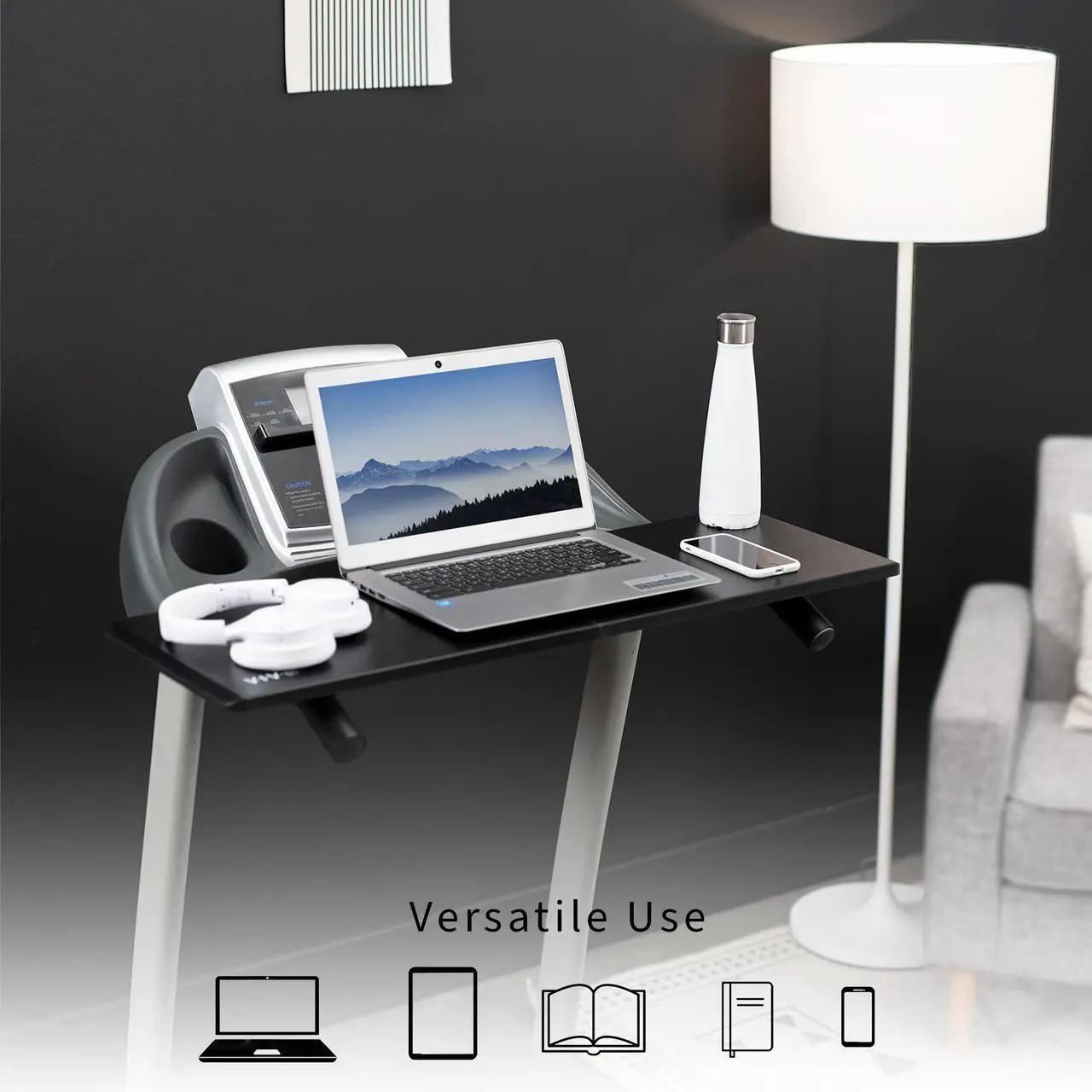 Alt view image 7 of 7 - VIVO Universal Laptop Treadmill Desk Attachment | Ergonomic Notebook Stand Workstation for Treadmills (STAND-TDML2)