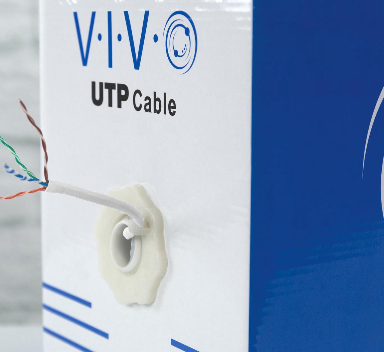 Alt view image 7 of 8 - VIVO 500ft bulk Cat6 Ethernet Cable / Wire UTP Pull Box 500 ft Cat-6 White LAN