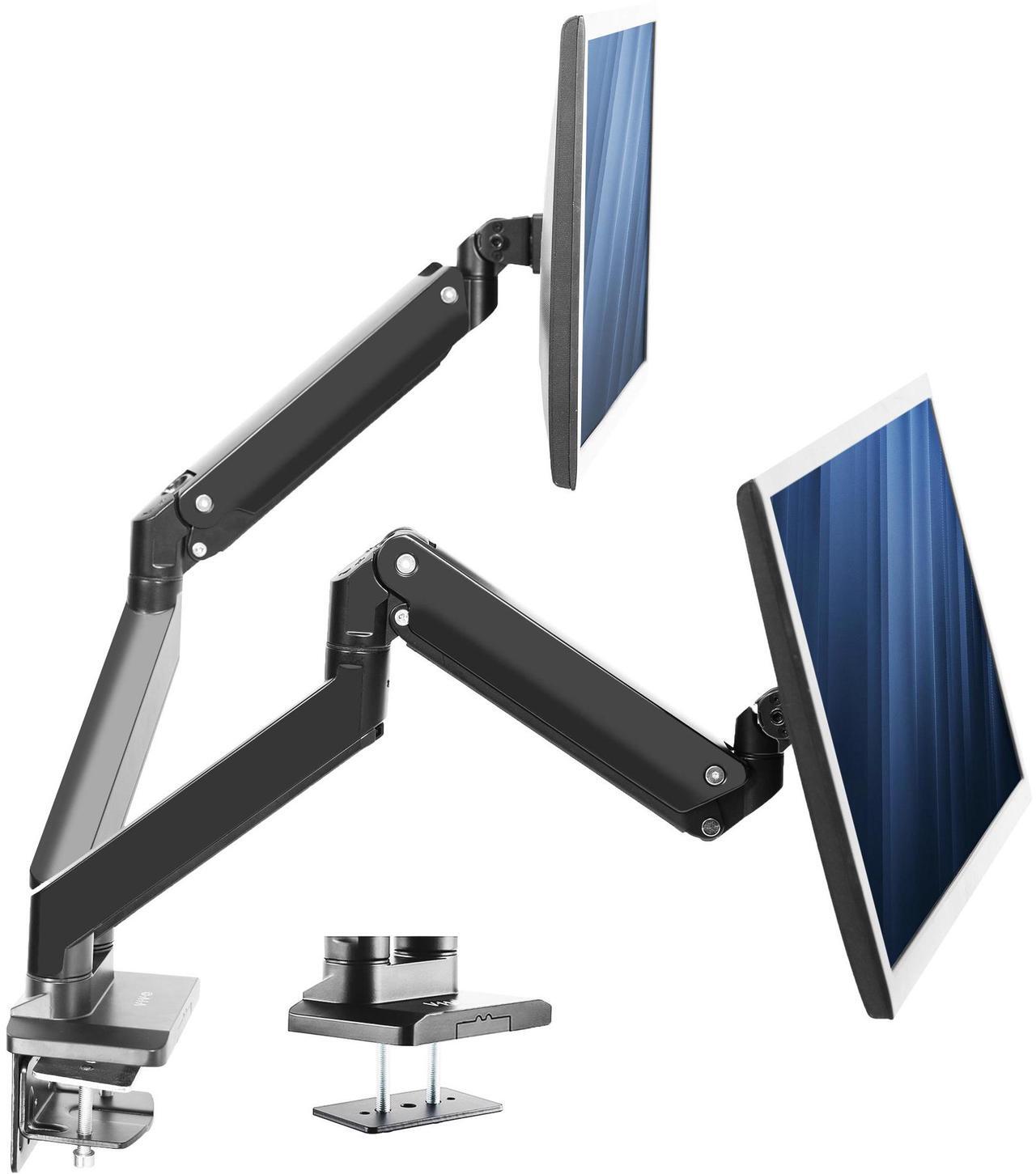 Main image of VIVO Dual Monitor Counterbalance Height Adjustable Arms Desk Mount, Fits Ultrawide Screens up to 38" (STAND-V102G2)