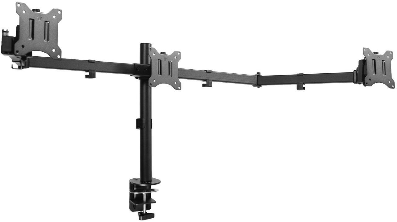 Main image of VIVO Heavy Duty Flush to Wall Triple Monitor Desk Mount, 3 Screens up to 27"