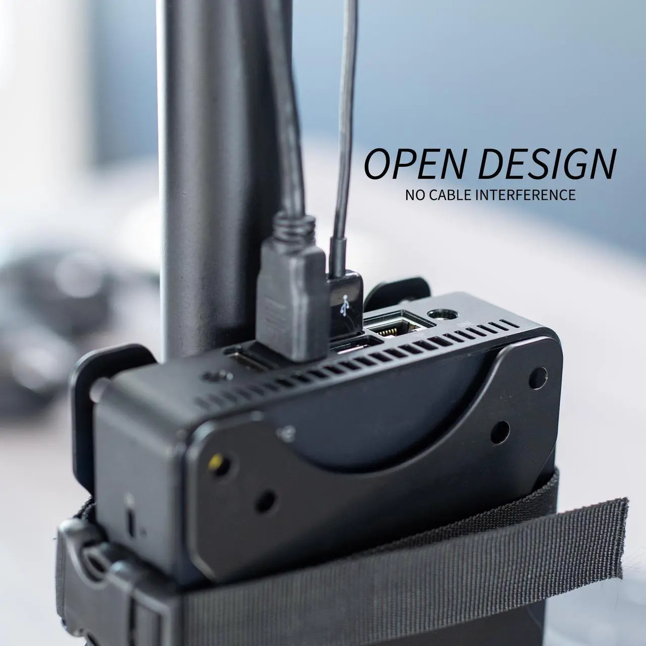 Alt view image 5 of 7 - VIVO Adjustable Thin Client Mini PC Mount Bracket | CPU VESA Under Desk and Monitor Arm Computer Holder (MOUNT-PC05C)