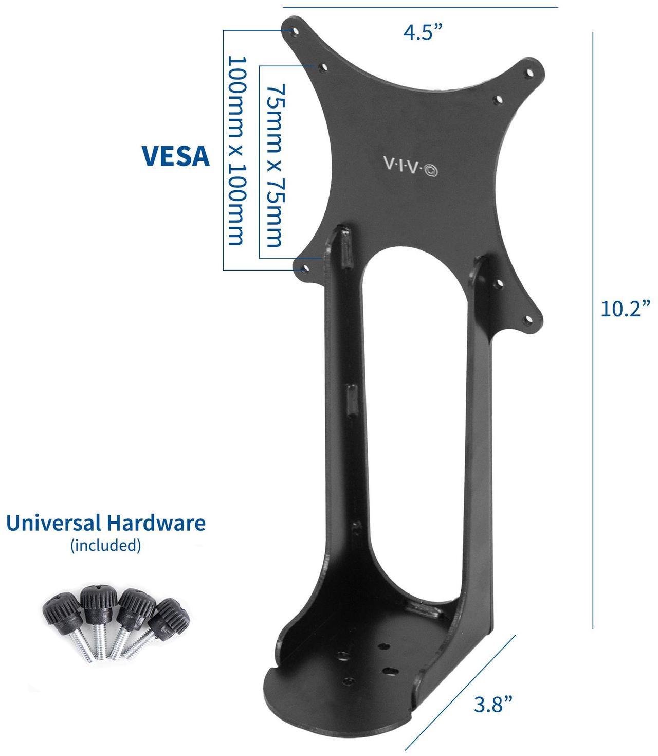 Alt view image 2 of 7 - VIVO VESA Mount Adapter for Samsung Monitors | Fits Models PX2370, S24B300EL, and More (MOUNT-SG001A)