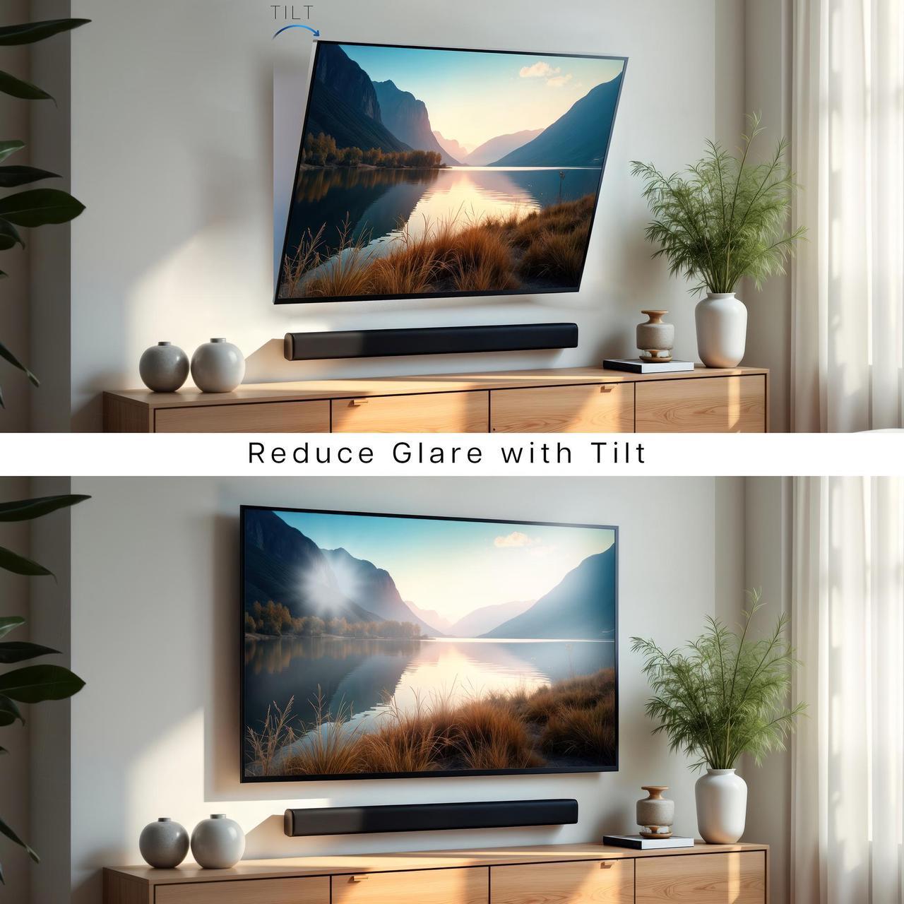 Alt view image 5 of 7 - Ultra Heavy Duty Tilting TV Wall Mount for 43 to 90 inch Screens