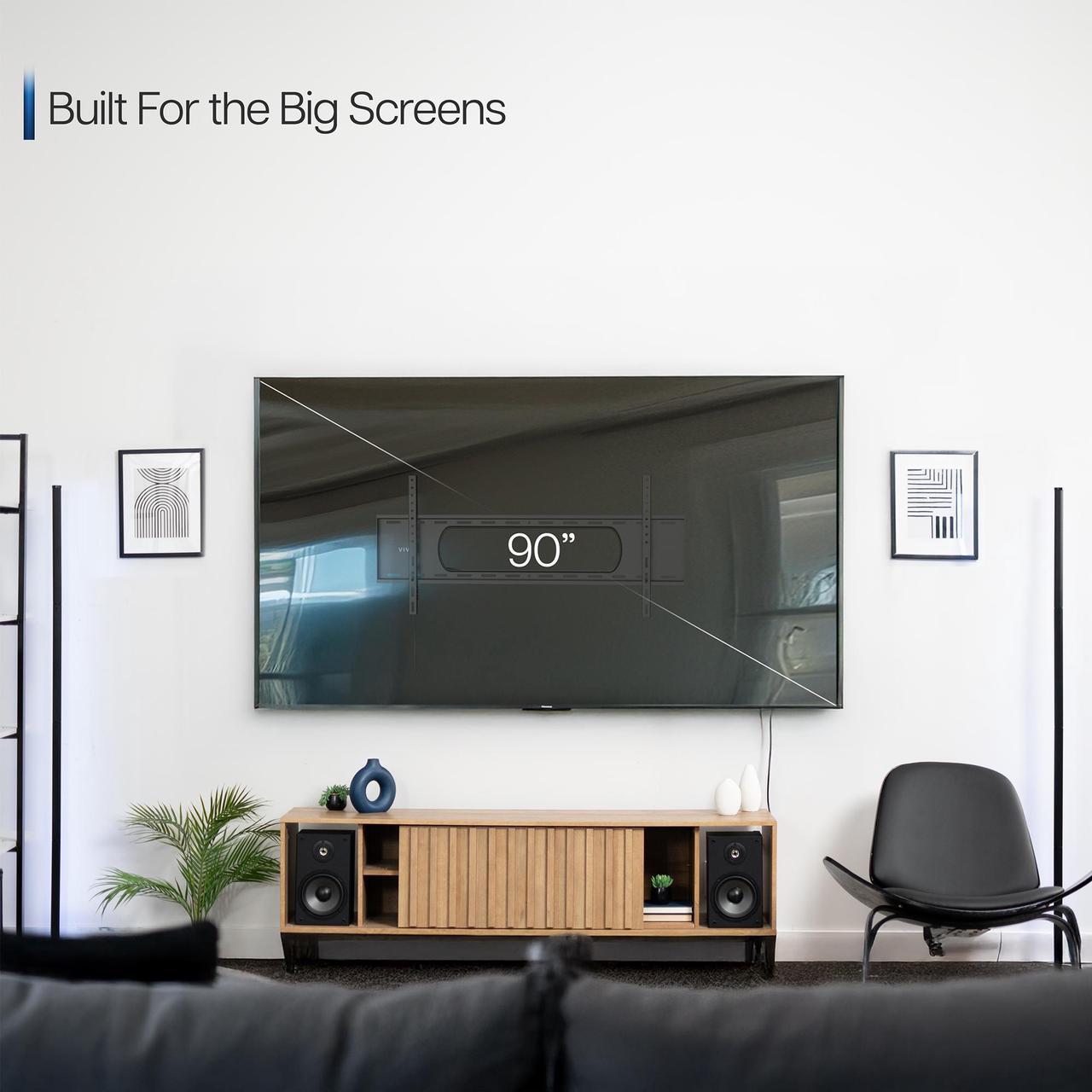 Alt view image 6 of 7 - Ultra Heavy Duty Tilting TV Wall Mount for 43 to 90 inch Screens