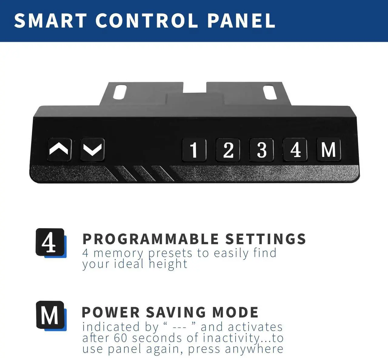 VIVO Electric Stand Up Corner Desk - Thumbnail 4