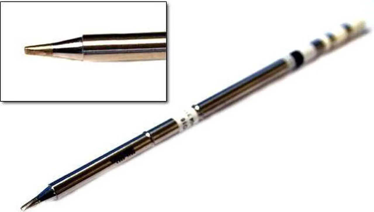 Main image of Hakko Soldering Tip,Chisel,1.6mm x 10mm  T15-D16