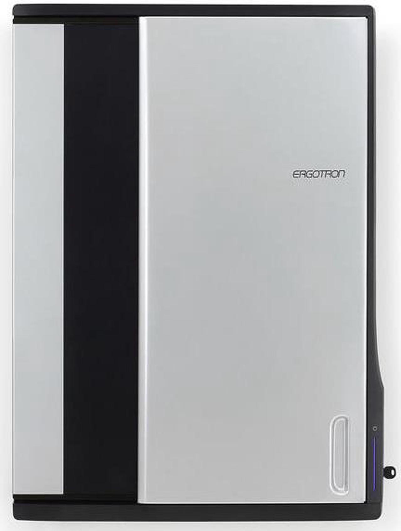 Alt view image 5 of 11 - Ergotron Zip12 Charging Wall Cabinet - Up to 12" Screen Support - 44.40 lb Load Capacity - 35.6" Height x 26.4" Width x 5.9" Depth - Wall Mountable - Steel - Black, Silver