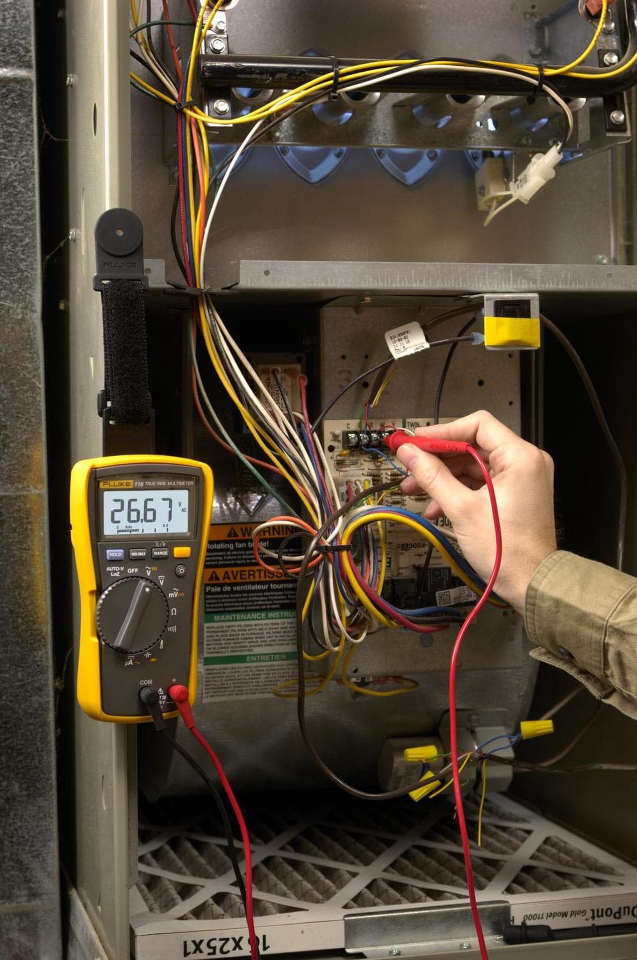 Alt view image 6 of 10 - Fluke 116 HVAC/R Multimeter with temperature and microamps