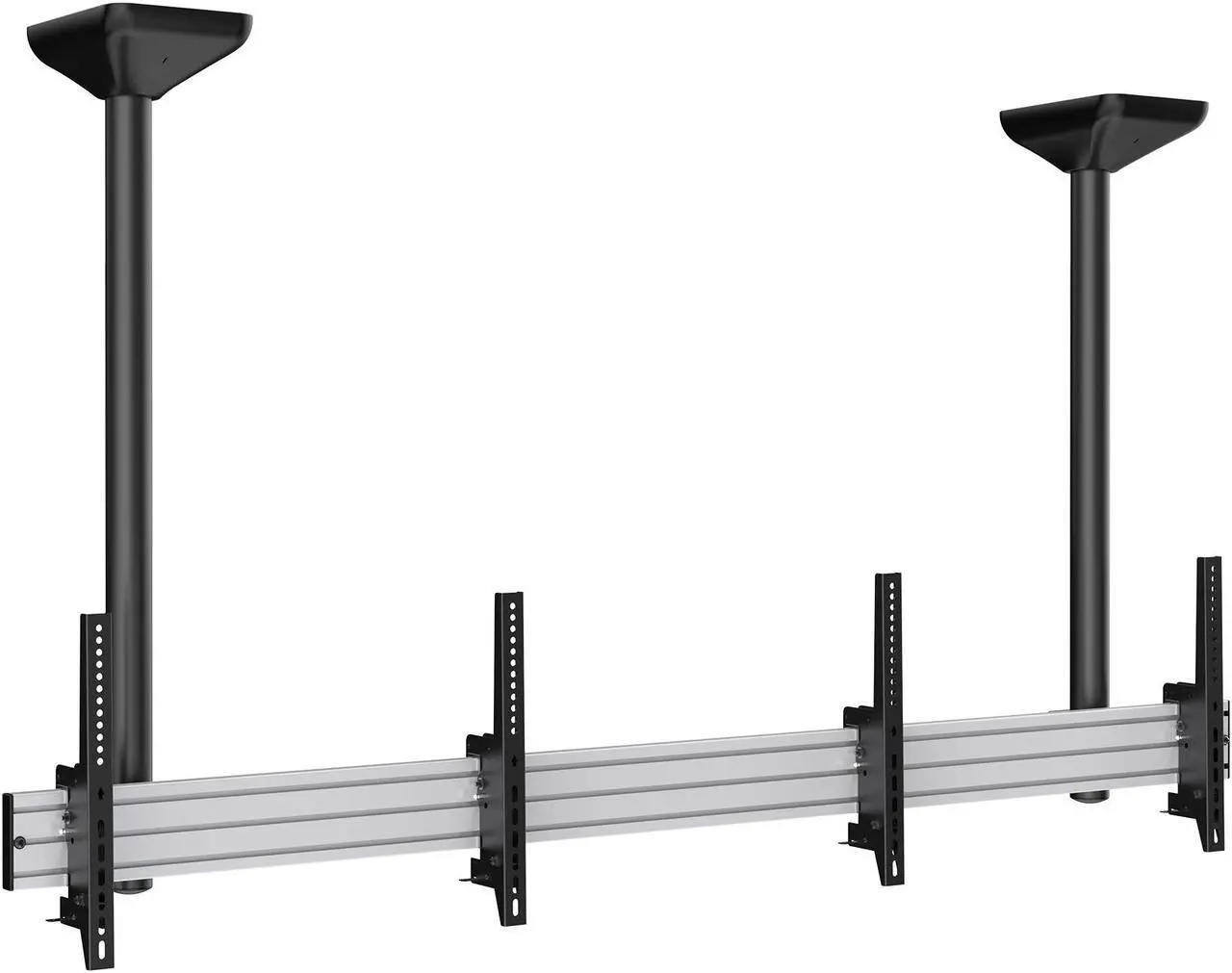 Main image of Mount-It! Digital Signage Ceiling Mount for Two Screens | Ceiling Mount | Fits 45" to 55" Screen Size TVs | Anti-Theft