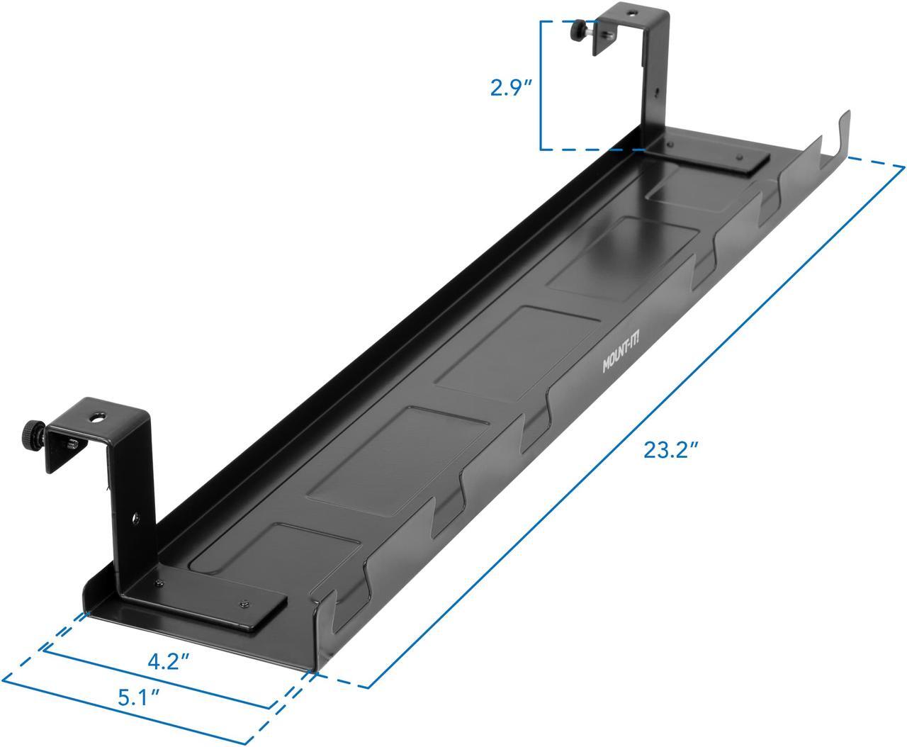 Alt view image 3 of 14 - Mount-It! Under Desk Cable Tray