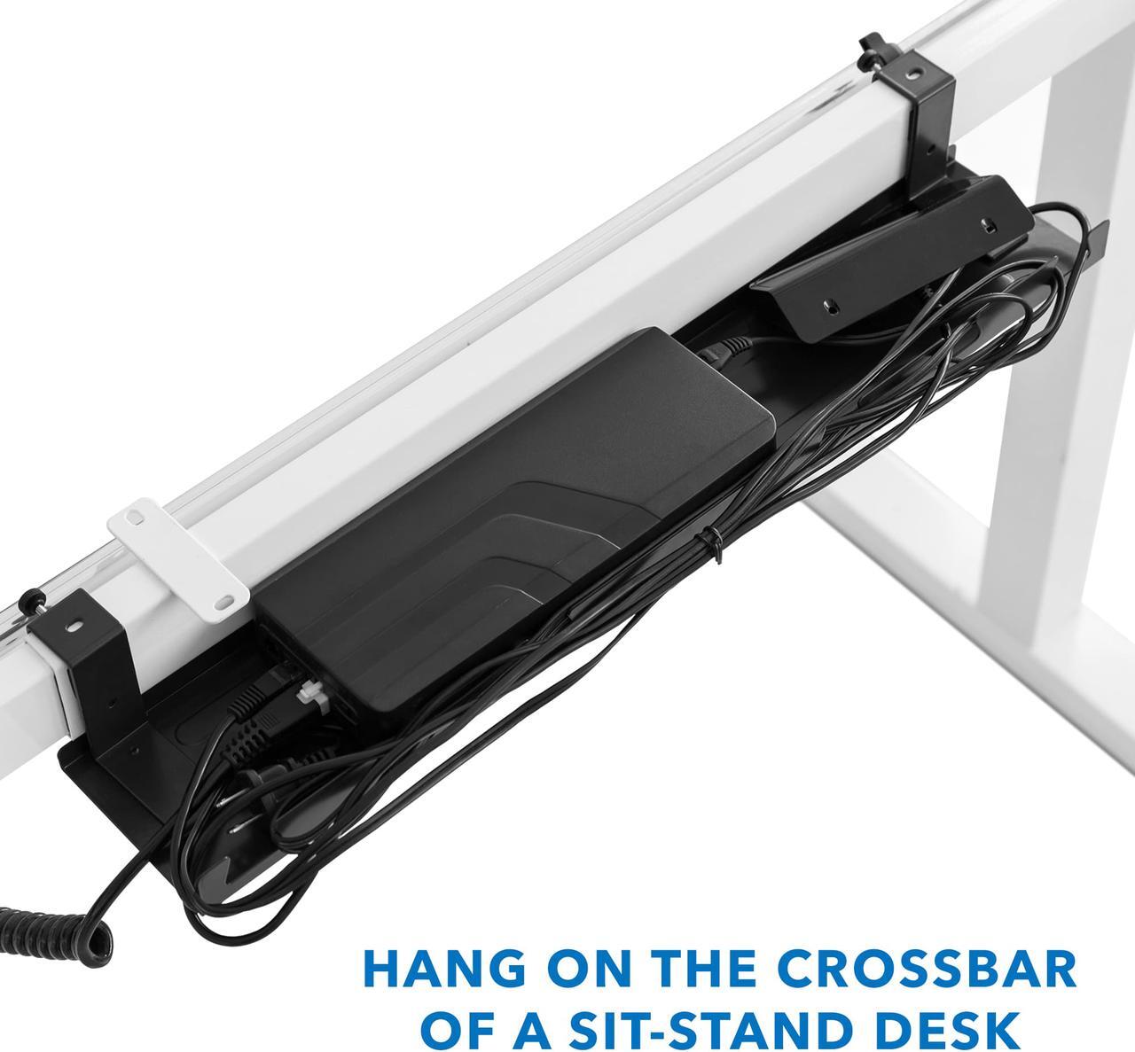 Alt view image 4 of 14 - Mount-It! Under Desk Cable Tray