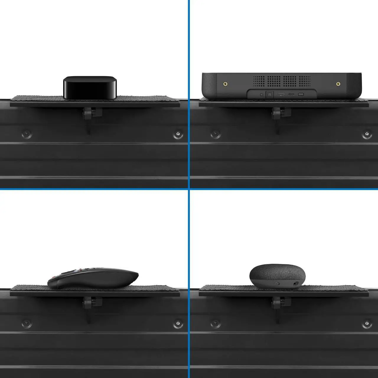 Alt view image 6 of 14 - Mount-It! TV Top Shelf | Attaches to TV | 13.2 lbs Capacity