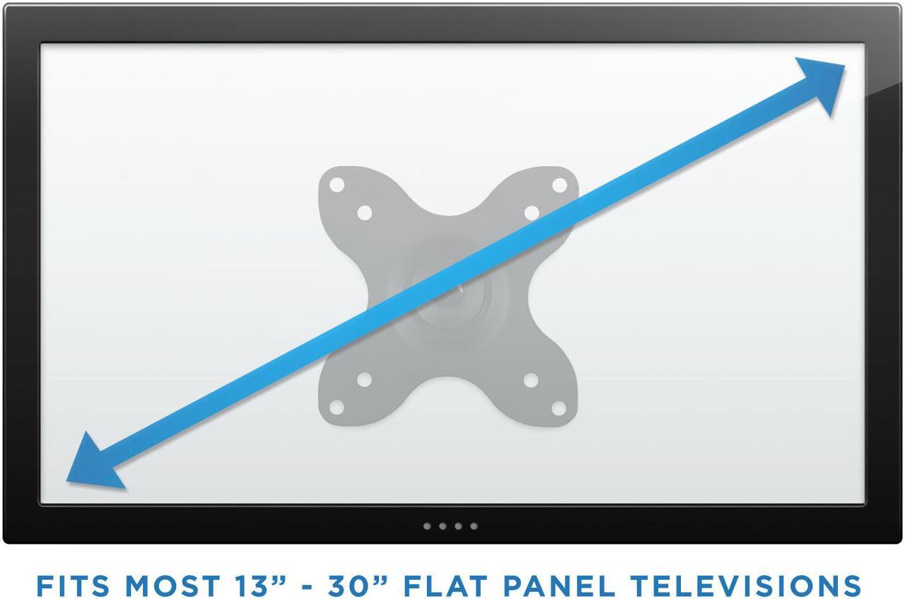 Alt view image 6 of 13 - Mount-It! Mount-lt! Adjustable Monitor Arm Up to 24" Black (MI-2041)