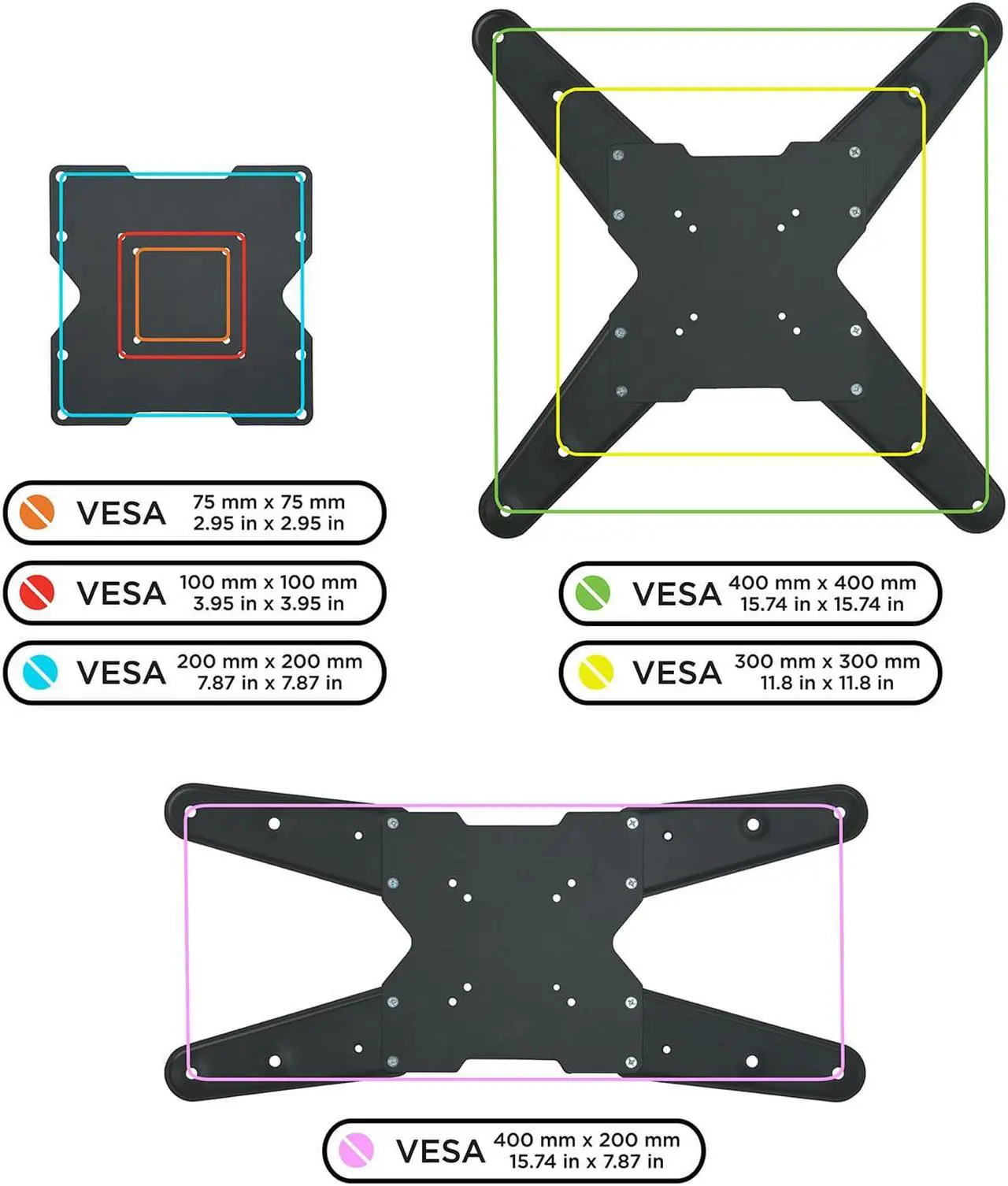 Alt view image 7 of 13 - Mount-It! Height Adjustable TV Wall Mount Bracket with Full Motion Gas Spring Arm for 28" to 47" TVs (MI-442)