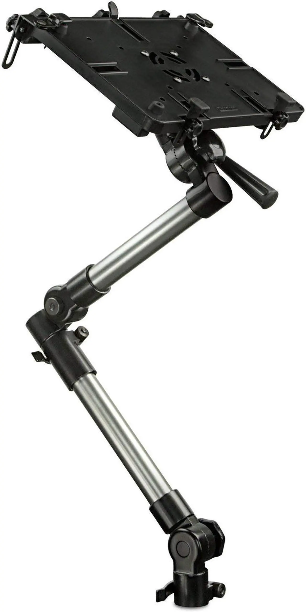Alt view image 2 of 11 - Mount-It! Car Laptop Mount Notebook | Works with Commercial Vehicles, Trucks | Full Motion Arm Tray