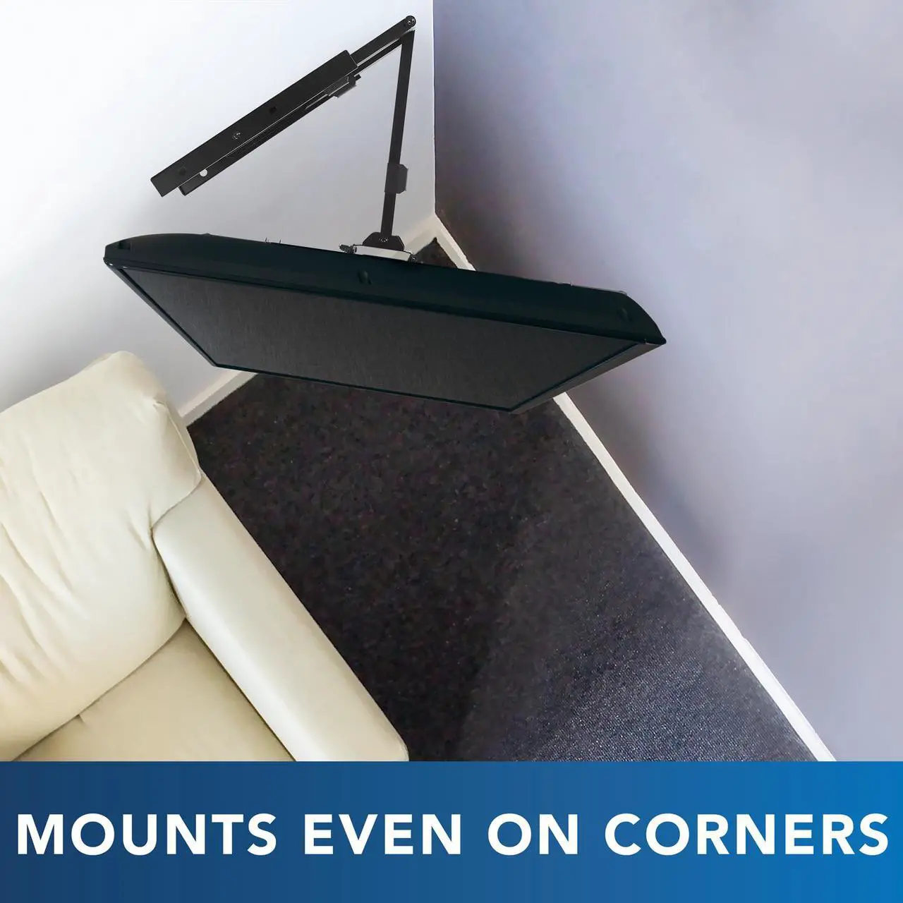 Alt view image 3 of 14 - Mount-It! Full Motion TV Mount| Fits 43"-80" TVs | 40 Inch Extension