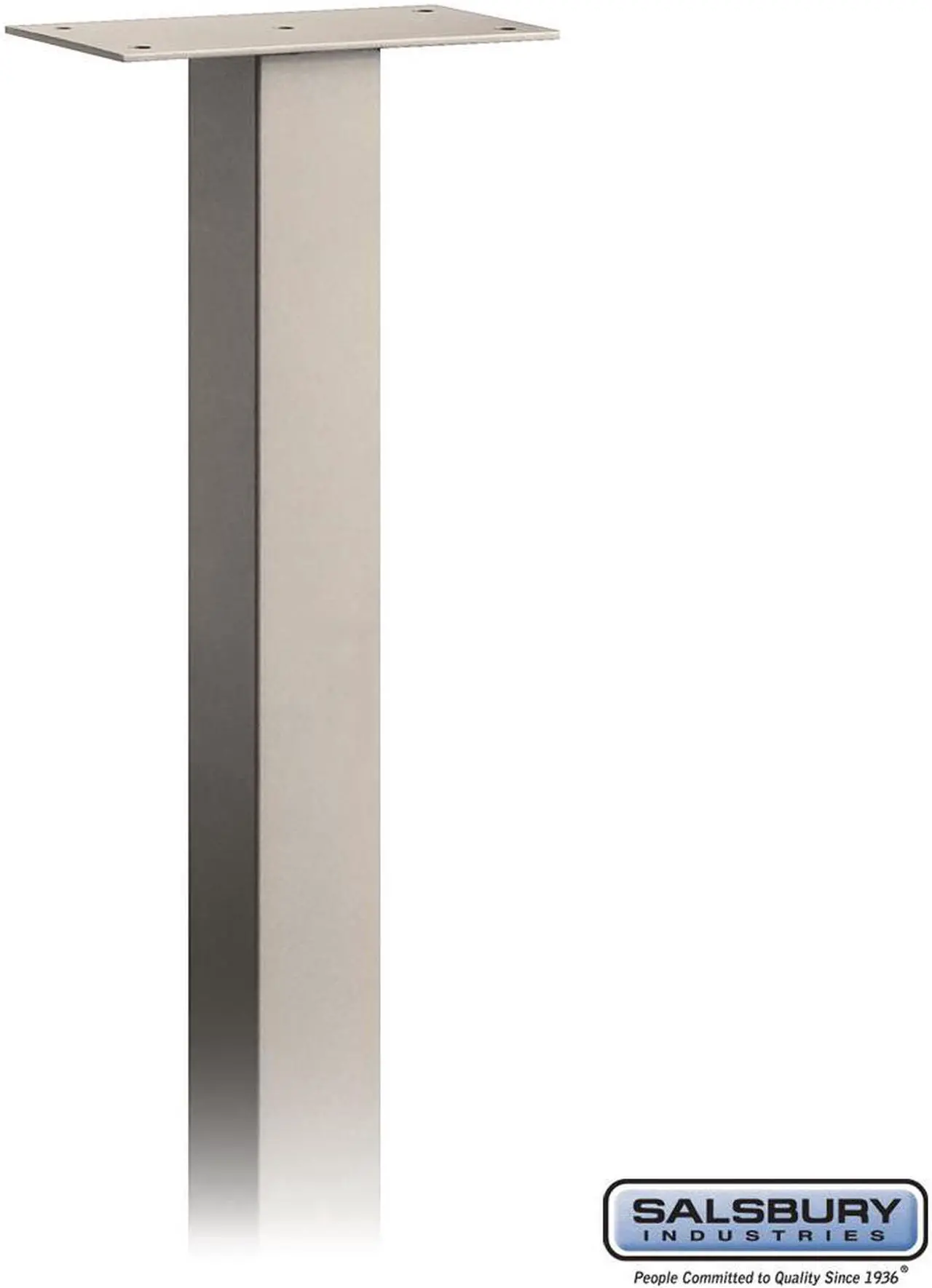 Alt view image 2 of 7 - SALSBURY INDUSTRIES 4895BLK Post, Black, Powder Coated, In Ground, -