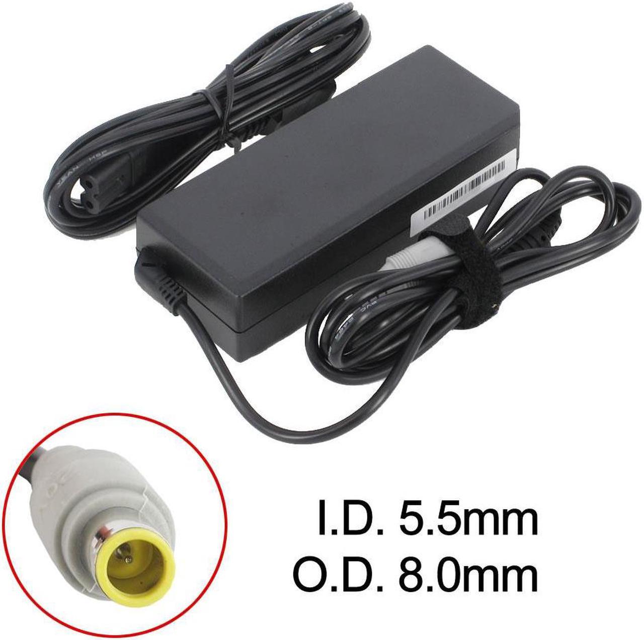 BattPit: New Replacement Laptop AC Adapter/Power Supply/Charger for Lenovo ThinkPad L430 2465-2AG, 40Y7665, 42T4417, 45N0053, 45N0182, 45N0304, 92P1107, 92P1160 (20V 4.5A 90W)