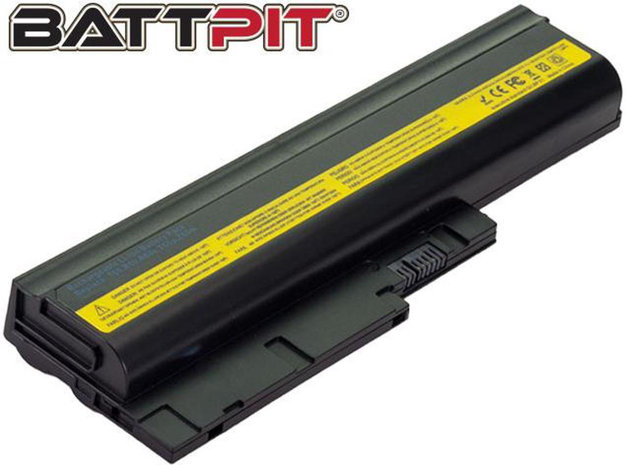 Main image of BattPit: ThinkPad T500 battery for Lenovo/IBM 40Y7660, 42T4561, 42T5233, 92P1139, FRU 42T4502 (10.8V 4400mAh 48Wh)