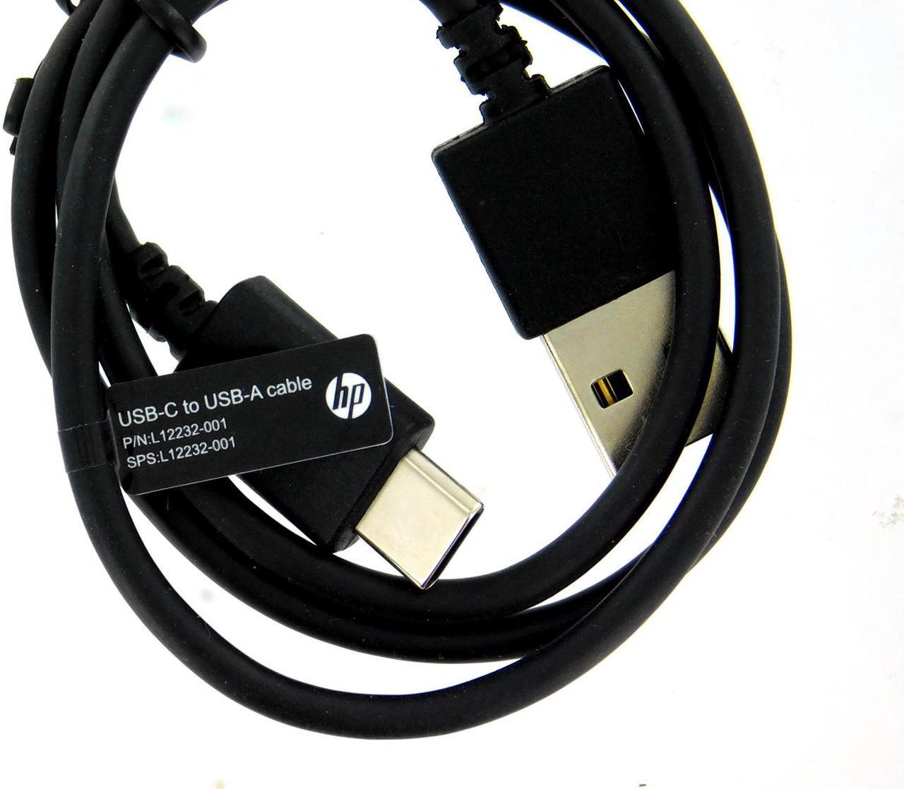 Alt view image 2 of 6 - HP USB-A to USB-C Cable (L12232-001)