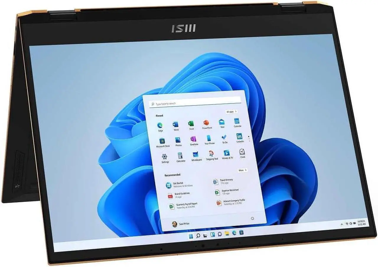 Alt view image 5 of 20 - MSI Summit E13 Flip EVO 2-in-1 Convertible Laptop (A13MT-234US) Intel Core i7-1360P, 32GB RAM, 1TB SSD, 13.4-inch FHD 1920x1200 Touch Panel, Win11 Home, Webcam, Backlit KB, MicroSD Reader