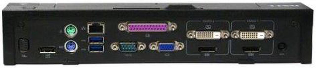 Alt view image 2 of 2 - Dell E-Port Plus Port Replicator PR02X Docking Station with USB 3.0 and 240W Adapter