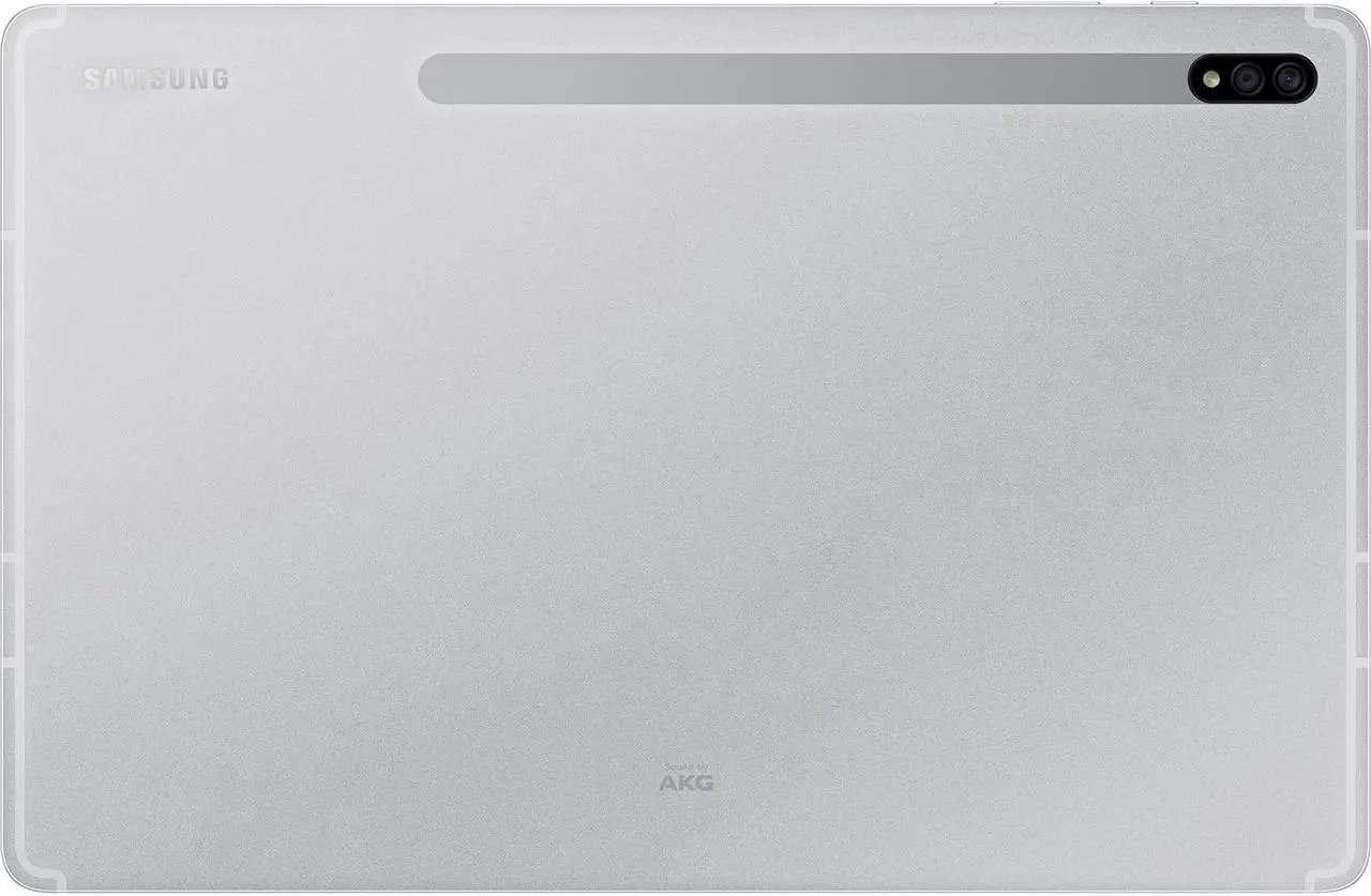 Alt view image 2 of 16 - Samsung Galaxy Tab S7+ 12.4-in 128GB Tablet - Mystic Silver SM-T970NZSAXAR (2020)
