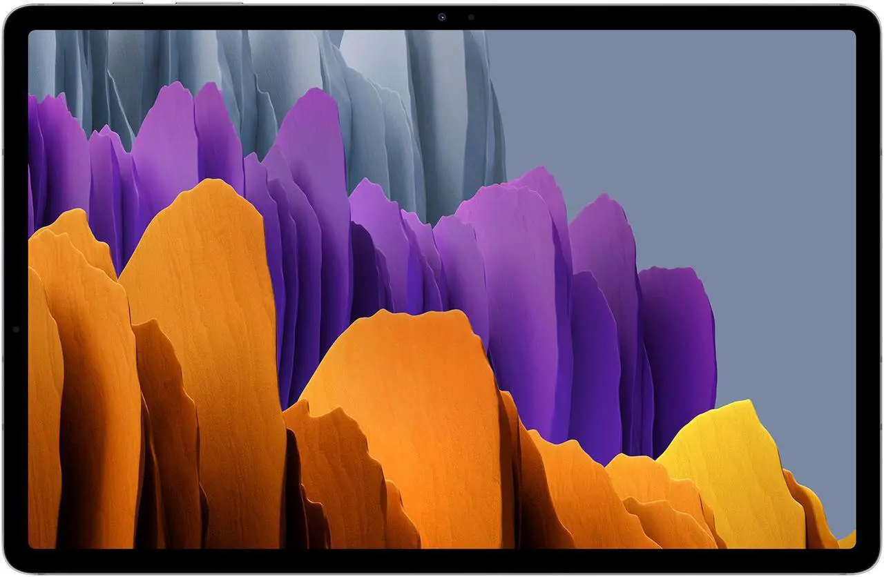 Main image of Samsung Galaxy Tab S7+ 12.4-in 128GB Tablet - Mystic Silver SM-T970NZSAXAR (2020)