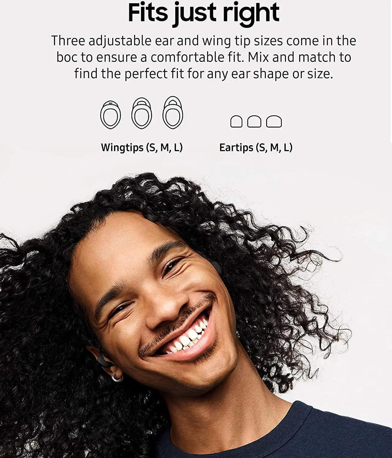 Alt view image 12 of 20 - Samsung Galaxy Buds+ True Wireless Bluetooth Earbud Headphones - Black
