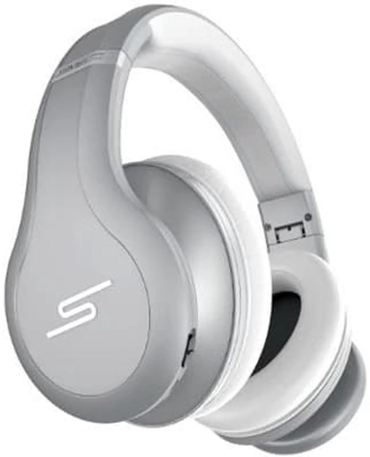 Alt view image 2 of 20 - SMS Audio STREET by 50 Cent ANC Active Noise-Canceling Headphones - Cool Silver