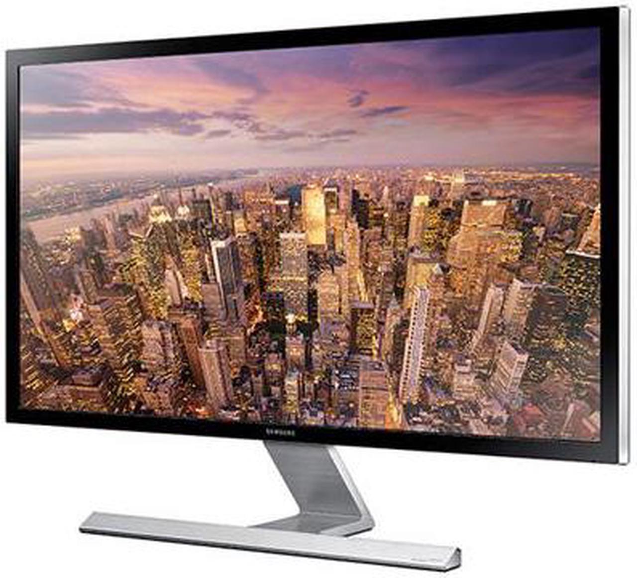 Alt view image 11 of 11 - SAMSUNG UD590 Series U28D590D 28" UHD Monitor with Metallic Easel Stand 1ms 4K HDMI Widescreen LED Backlight TN Panel 370 cd/m2 1000:1 - Black