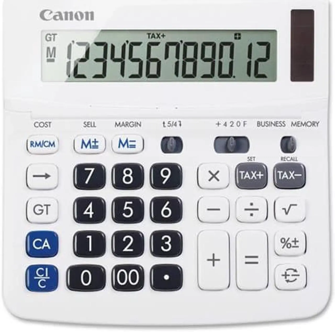 Alt view image 8 of 20 - Canon TX-220TSII Portable Display Calculator 12-Digit LCD 0633C001