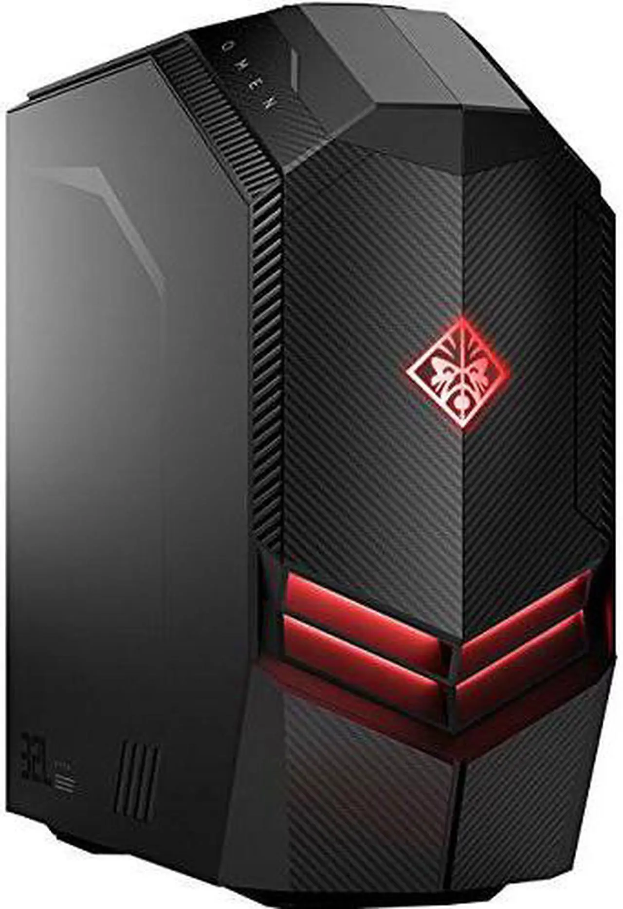 Alt view image 2 of 11 - HP Desktop Computer Omen 880-010 AMD Ryzen 5 1400 8GB DDR4 1TB HDD GeForce GTX 1060 Windows 10 Home