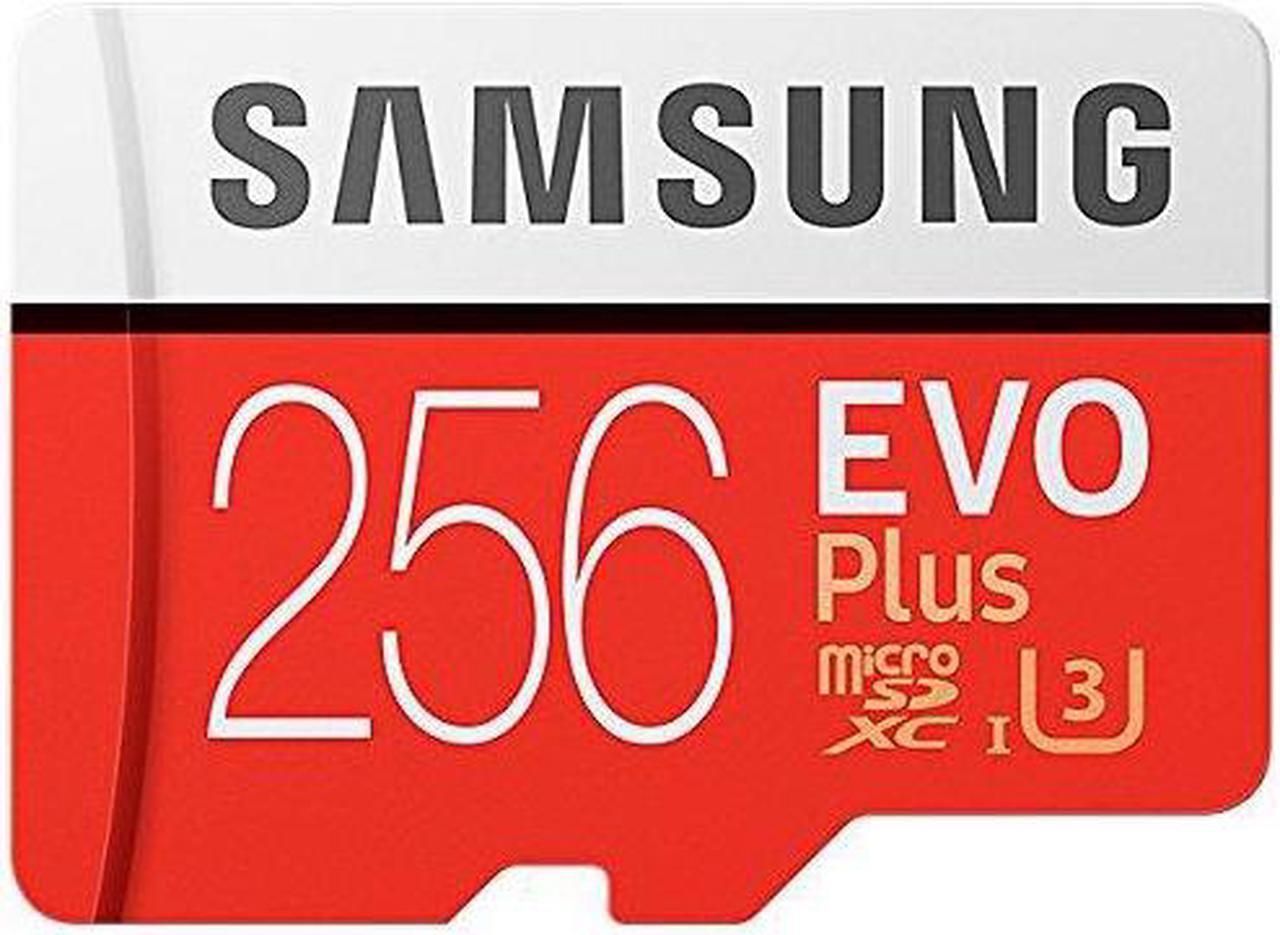 Alt view image 7 of 20 - Samsung EVO Plus 256 GB microSDXC - Class 10/UHS-I (U3) - 100 MB/s Read - 90 MB/s Write