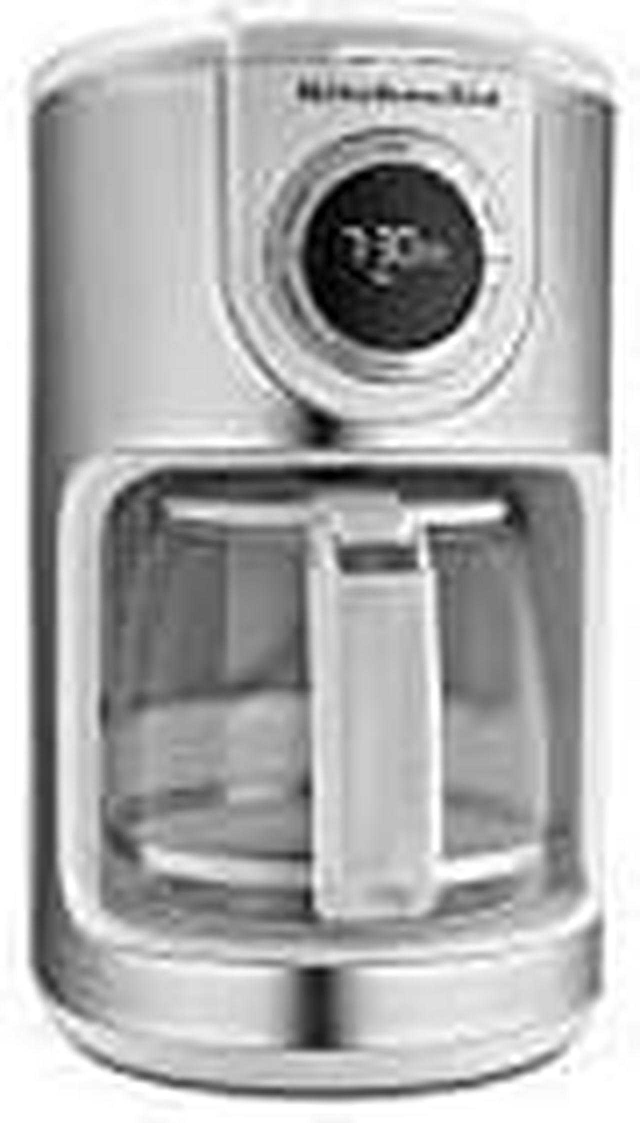 Alt view image 5 of 9 - KitchenAid KCM1202WH 12-Cup Glass Carafe Coffe Maker - White