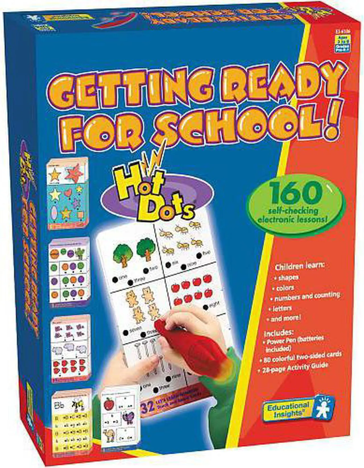 Main image of Educational Insights Getting Ready For School Hot Dots Set