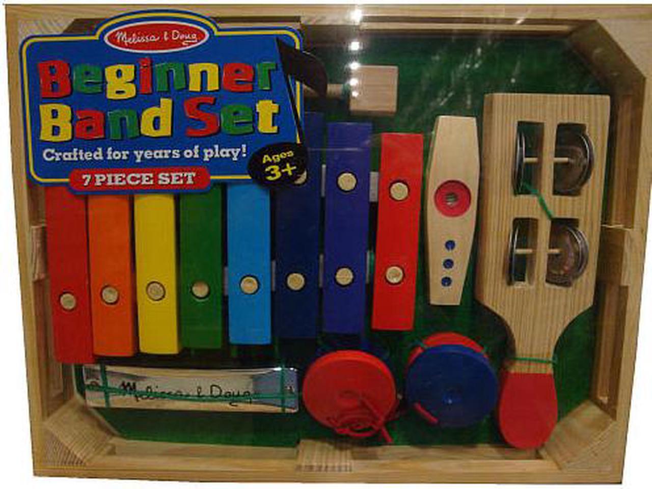 Main image of Melissa & Doug Band in a Box Beginner Band Set with Xylophone and Harmonica