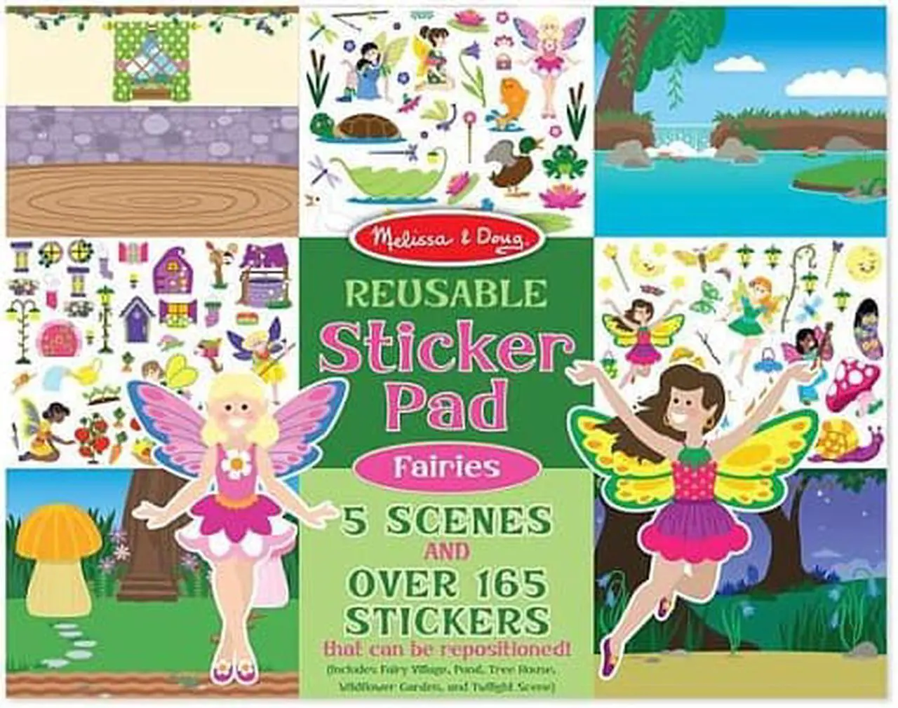 Main image of Melissa & Doug Reusable Sticker Pad - Fairies