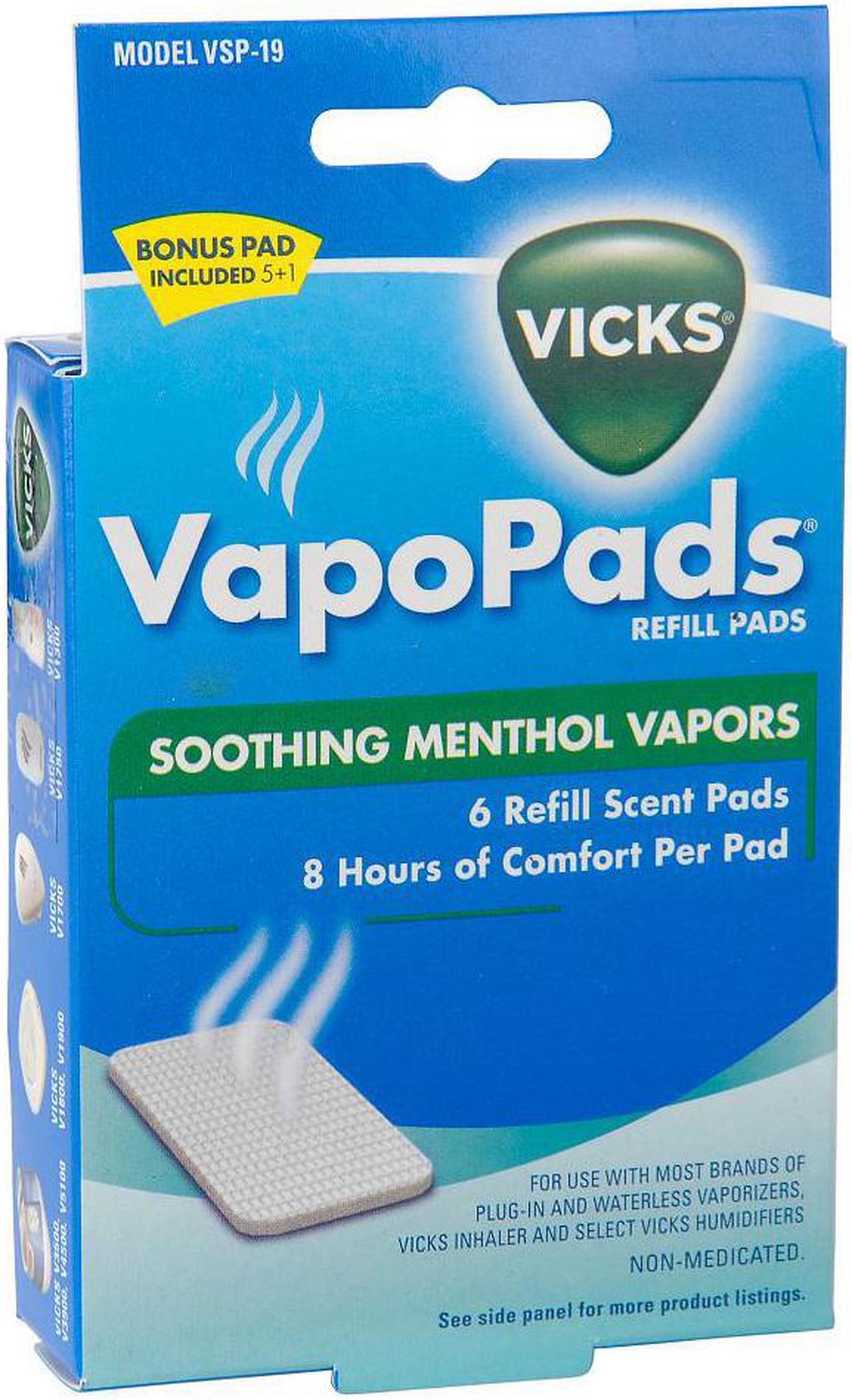 Main image of Kaz Incorporated VSP19 6 Count Soothing Menthol Scent Pads