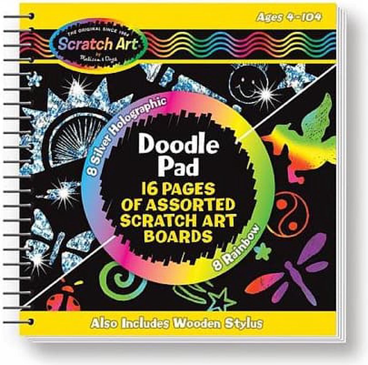 Alt view image 4 of 10 - Melissa and Doug 5947 Scratch Magic Doodle - Prepacked 24 unit Display - 3287