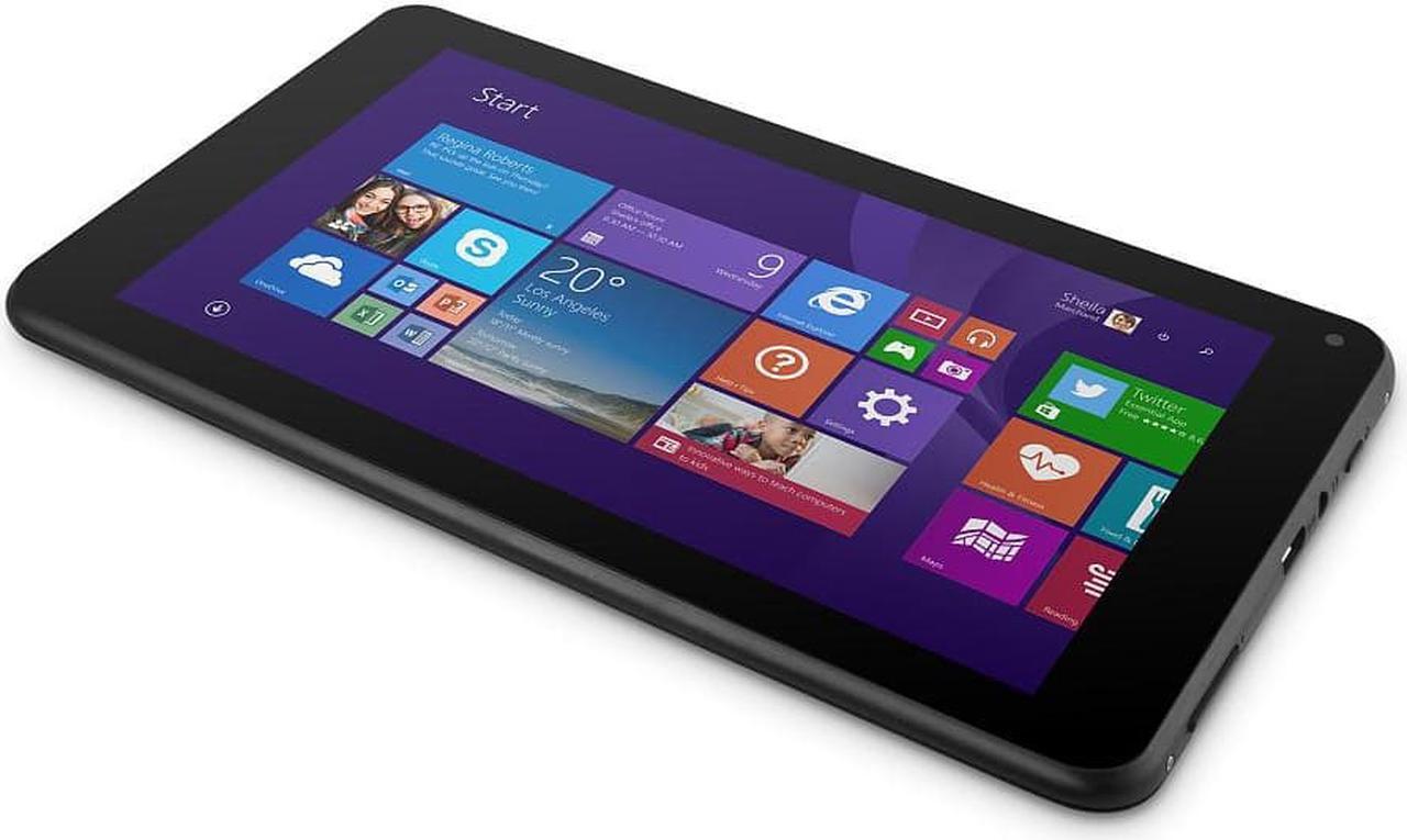 Alt view image 5 of 15 - Ematic EWT716-BL 1GB Memory 16GB Flash Storage 7.0" 1024 x 600 Tablet Windows 8.1 64-Bit Black