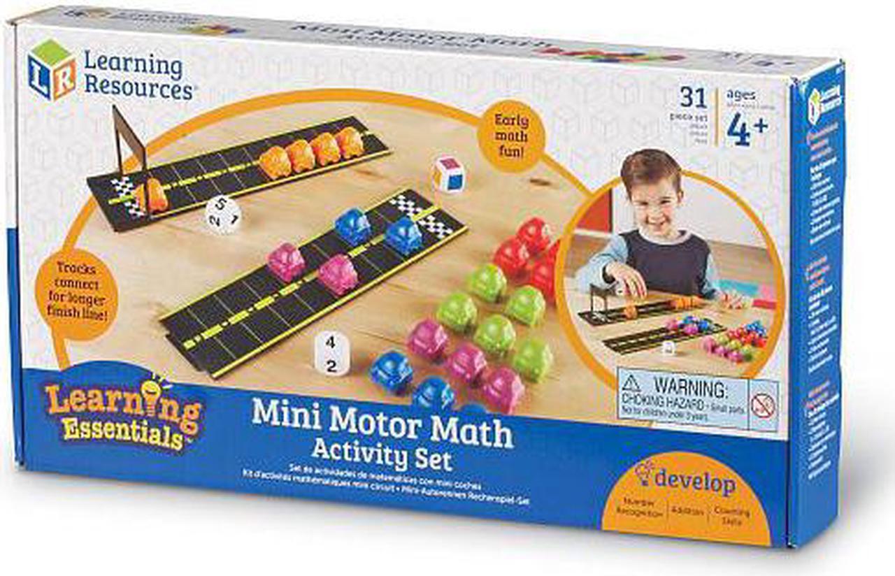 Alt view image 2 of 20 - Mini Motor Math Activity Set Age 4+ Ast