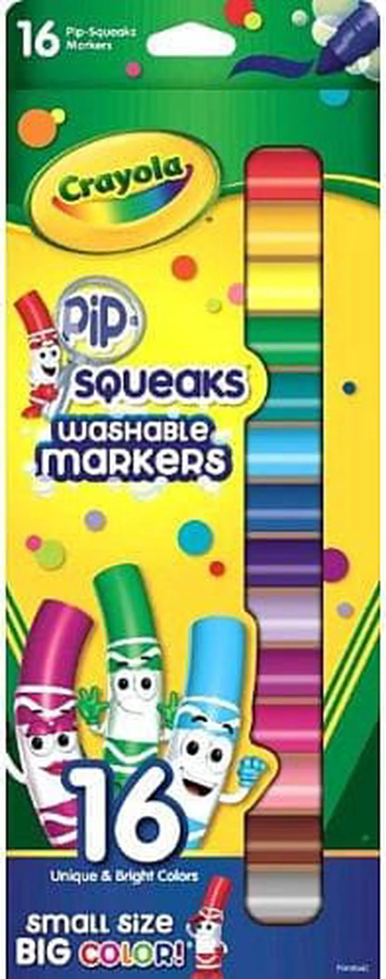 Alt view image 3 of 6 - CRAYOLA PIP-SQUEAK 16CT MARKER