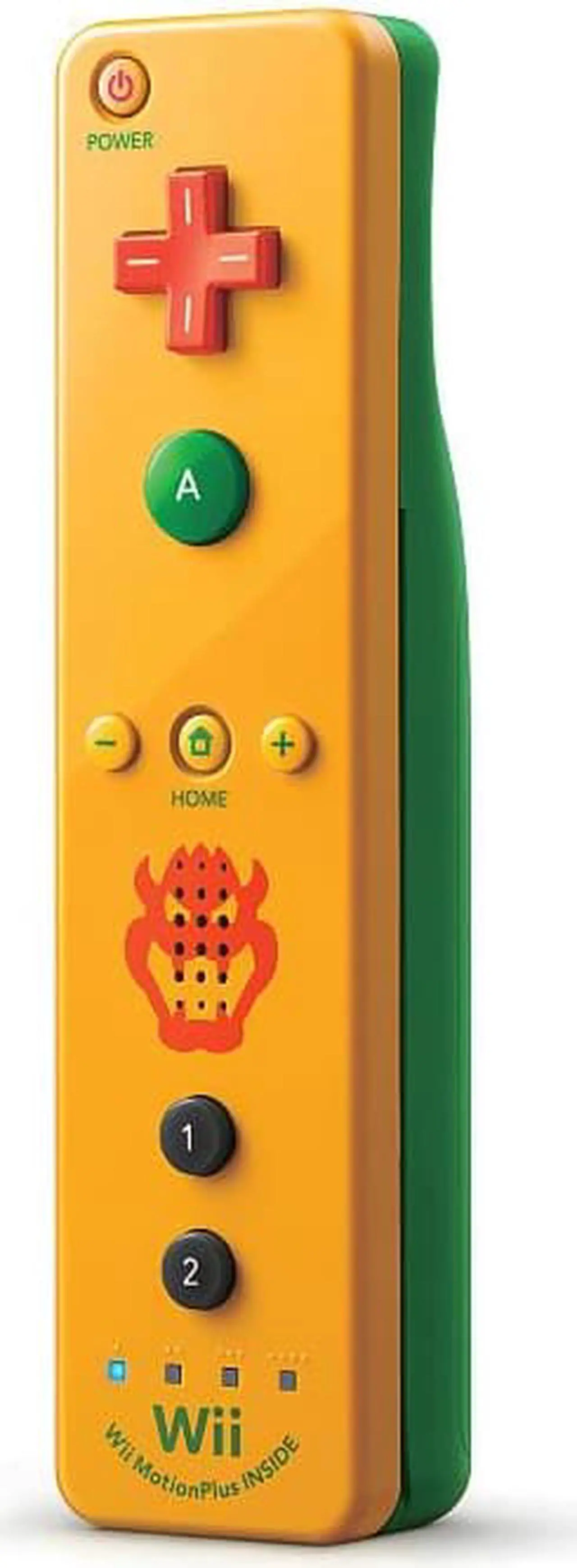 Alt view image 5 of 11 - Nintendo Wii U Bowser Wii Remote Plus w/ Built-In Motion Plus