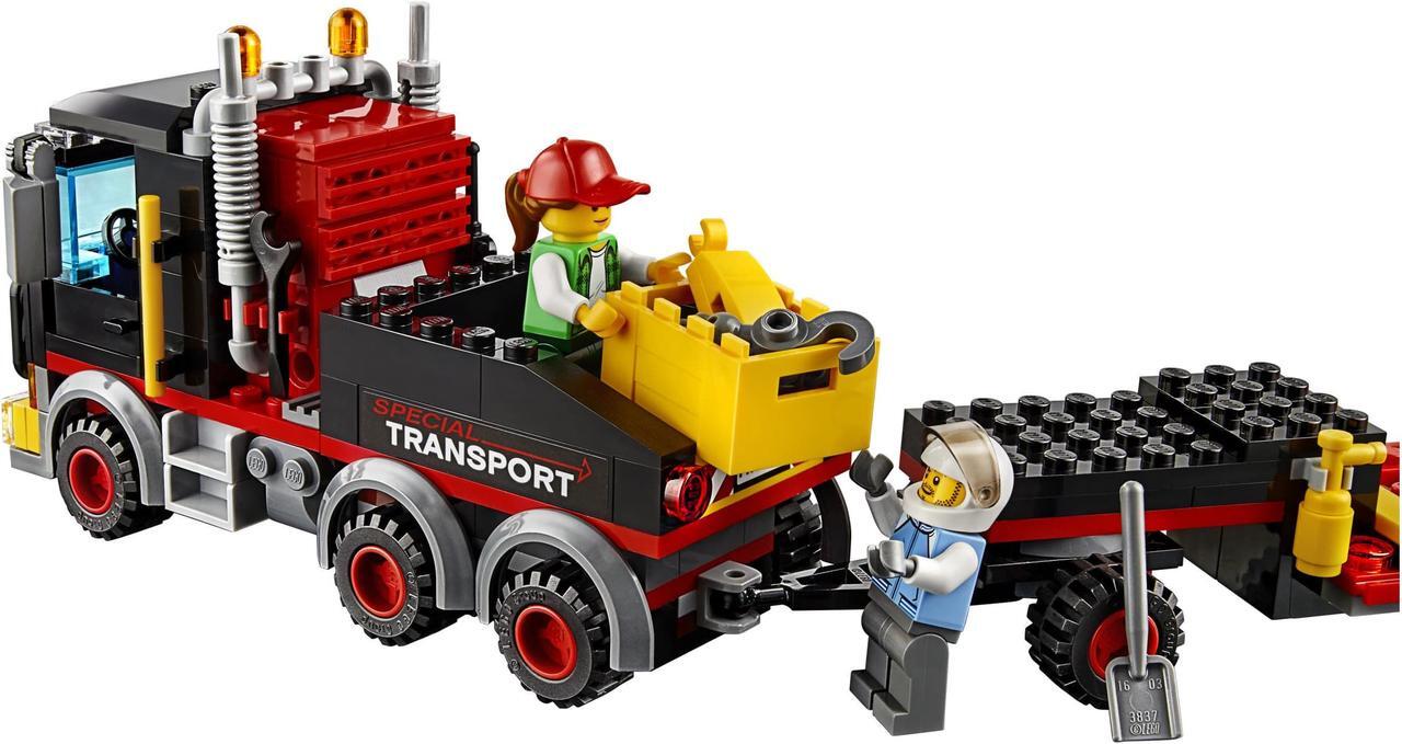 Alt view image 8 of 18 - Lego City Heavy Cargo Transport 60183