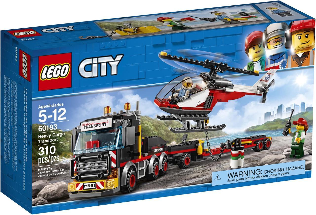 Alt view image 7 of 18 - Lego City Heavy Cargo Transport 60183
