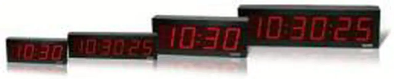 Main image of IP POE 4 DIGIT, 2.5 INCH DIGITAL CLOCK